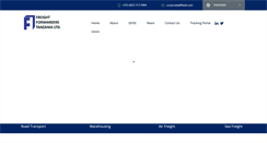 Desktop Screenshot of freightforwarderstz.com