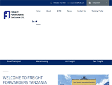 Tablet Screenshot of freightforwarderstz.com